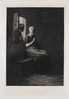 KG 08177
<br/>
'Visschers vrijaadje'
<br/>
<em>Taurel, Edouard (1824-1892)</em>